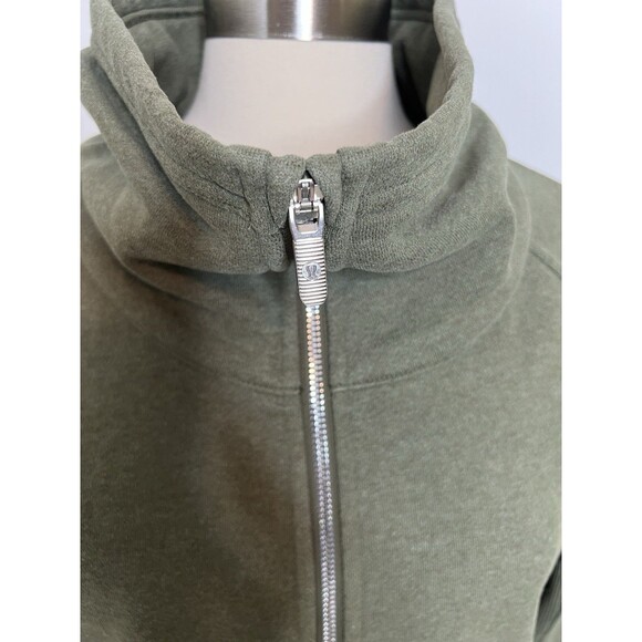 Lululemon Radiant Jacket II Olive Green Gym Crossfit Running W4AOW Women’s Sz 12 - Picture 4 of 16